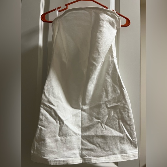 DENIM BANDEAU DRESS - Picture 2 of 2